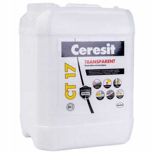 GRUNT GŁĘBOKO PENETRUJĄCY TRANSPARENT CT17 10L na Arena.pl