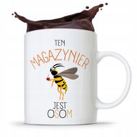 Kubek Prezent Dla Magazyniera Jest Osom Z Nadrukiem Ze Zdjęciem