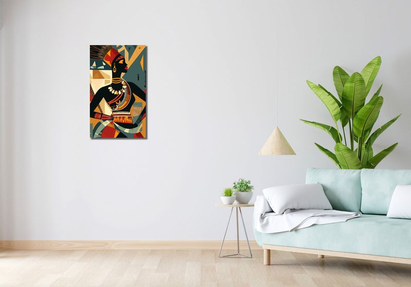 Obraz 40x70cm Afrykańska Mozaika zdjęcie 2