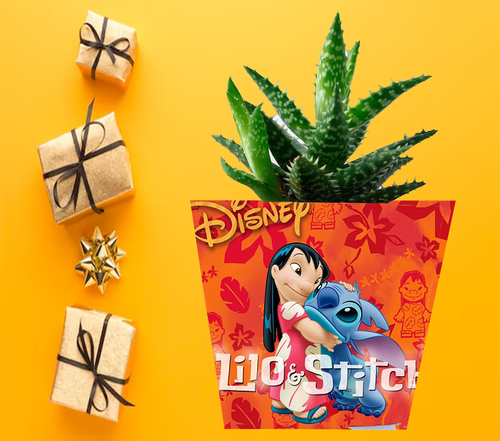 Doniczka do kwiatów/roślin - Lilo i Stich na Arena.pl