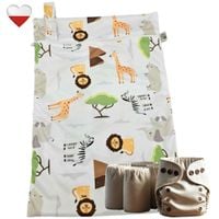 WOREK na Pieluszki PUL SAFARI Worki na Pieluszki NappiMe