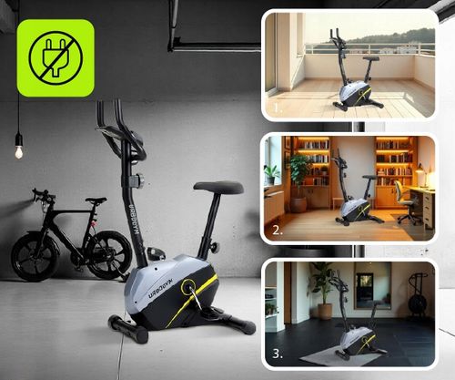 ROWER stacjonarny treningowy URBOGYM OXYGEN YELLOW na Arena.pl