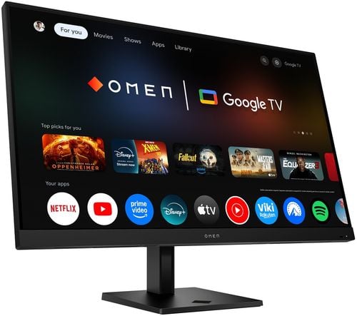 Monitor inteligentny HP OMEN 32x 4K Gaming UltraHD IPS 144Hz HDR 31.5 cali 3840x2160 Google TV HDMI DisplayPort USB-C 99Z68AS na Arena.pl