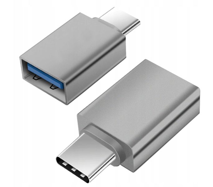 Adapter z TYP C TYPE-C USBC na USB USB-A OTG czarn zdjęcie 1