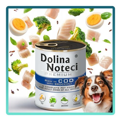 MOKRA KARMA DLA PSA DOLINA NOTECI PREMIUM PUSZKA PIES MIX SMAKÓW 10 X 800G na Arena.pl