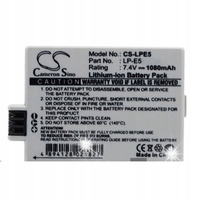 Akumulator Bateria typ LPE5 LP-E5 do Canon EOS 1000D 450D 500D Kiss F X2 X3
