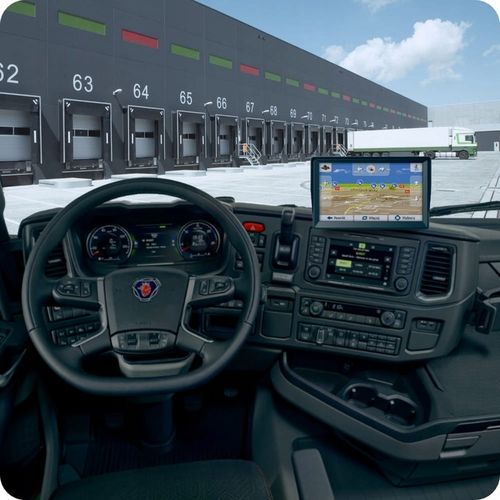 Nawigacja Samochodowa Dla Ciężarówek Ciężarówka TIR GPS 9" iGO Primo na Arena.pl