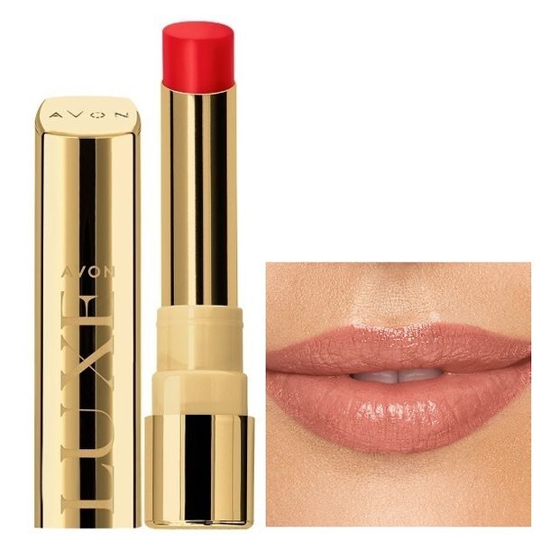 AVON Luxe Szminka z serum - Blossoming Pink zdjęcie 1