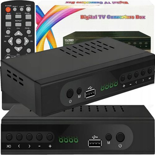 DEKODER TUNER TELEWIZJI TV NAZIEMNEJ FULL HD DVB-T2 HEVC H.265 na Arena.pl