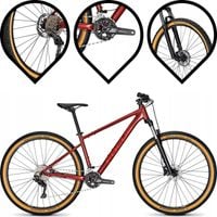 Rower górski MTB Focus Whistler 3.7 koło 29 rozmiar M czerwony damski męski