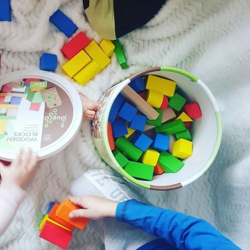 Klocki drewniane Kruzzel 100 el. na Arena.pl