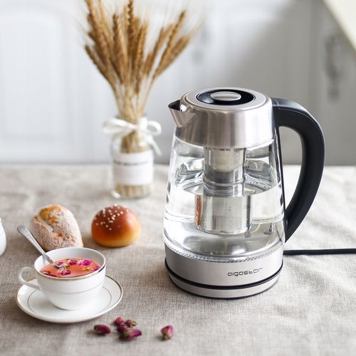 Czajnik Elektryczny Szklany z Regulacja Temperatury 1,7L 2200 W na Arena.pl