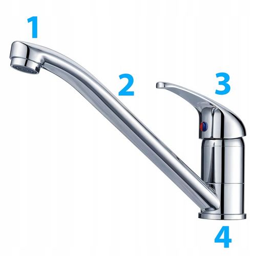 BATERIA KUCHENNA UMYWALKOWA NABLATOWA ŁAZIENKOWA KRAN DO UMYWALKI ZLEWU na Arena.pl