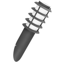 Zewnętrzny kinkiet skośny Serena 315113 pochodnia szary