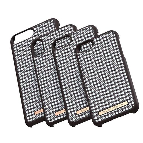Nordic Elements Saeson Idun - Materiałowe etui iPhone Xs / X (Dark Brown Pattern 2) na Arena.pl