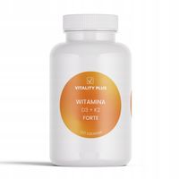 Witamina D3 4000 IU + K2 FORTE - Zdrowe Kości Zęby Mięśnie Odporność