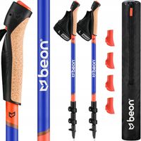 KIJE NORDIC WALKING KIJKI SKŁADANE REGULOWANE DO CHODZENIA TELESKOPOWE BEON
