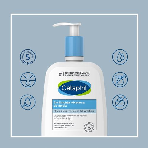 Cetaphil EM Emulsja micelarna do mycia 500 na Arena.pl