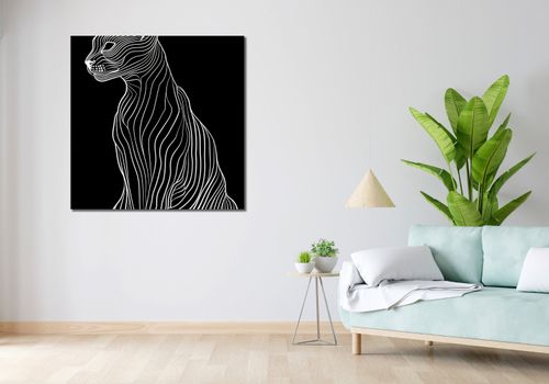 Obraz 100x100cm Minimalny Kontur na Arena.pl