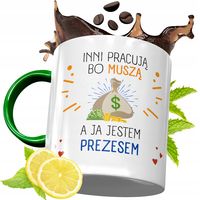 Kubek Zielony Dla Prezesa Na Urodziny Prezent