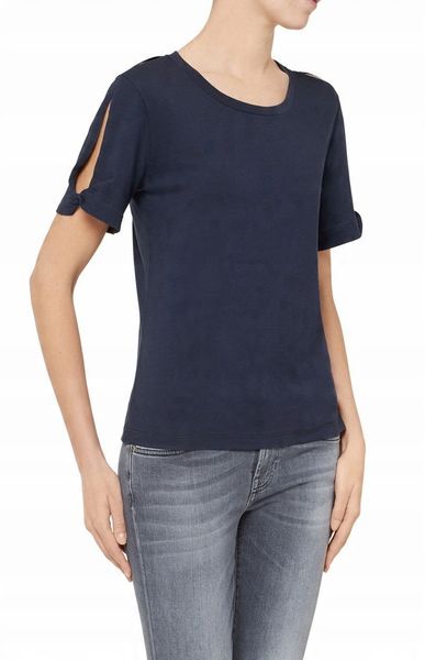 7 FOR ALL MANKIND Jersey T-shirt L zdjęcie 1