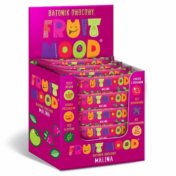 Batonik Owocowy - Malina Fruit Mood, 20g zdjęcie 3
