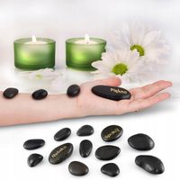 Gorące KAMIENIE Spa w domu gorący masaż Na Prezent Urodziny Walentynki