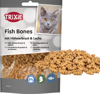 TRIXIE Fish Bones KURCZAK ŁOSOŚ ciasteczka przysmak kota nagroda ciastka 50