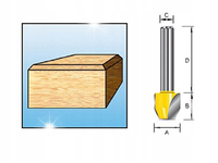MAKITA D-10659 FREZ KĄTOWY 12,7 TRZPIEŃ 8mm