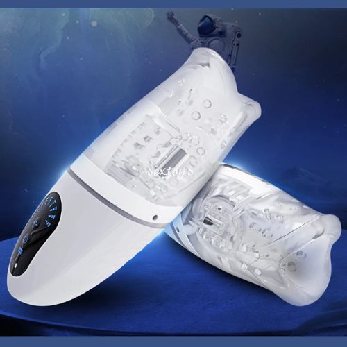 Masturbator Sex Maszyna Dla Mężczyzn, Ruchome Usta Z Wibratorem na Arena.pl