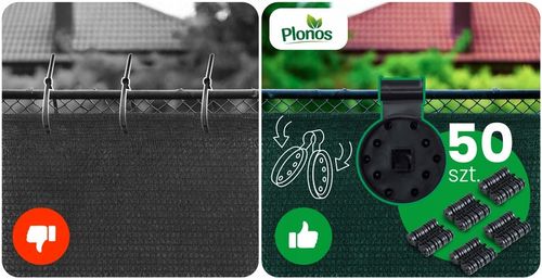 SIATKA CIENIUJĄCA 1,5x50m MASKUJĄCA MATA NA PŁOT OGRODZENIE OSŁONA 90% na Arena.pl