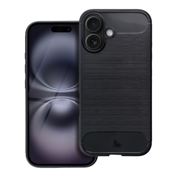 Futerał CARBON do IPHONE 16 czarny zdjęcie 1