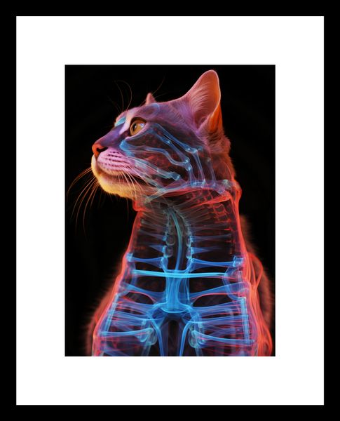 Plakat 13x18cm Anatomia Kota zdjęcie 3