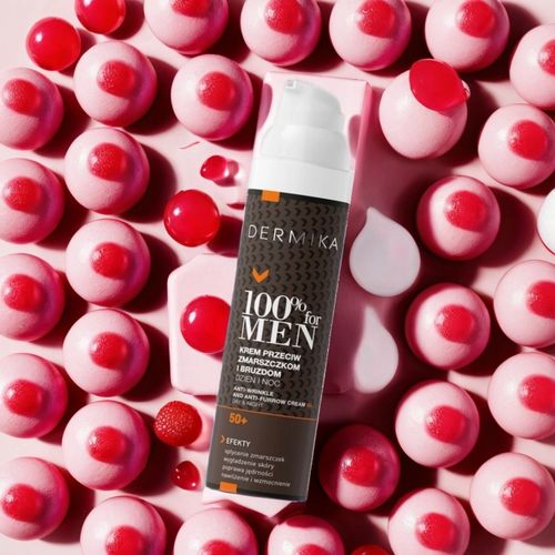 DERMIKA Krem Do Twarzy Dla Mężczyzn 50+ Przeciwzmarszczkowy 100% For Men na Arena.pl