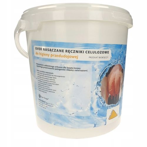 Ręczniki chusteczki do mycia wymion 1000szt wiadro na Arena.pl