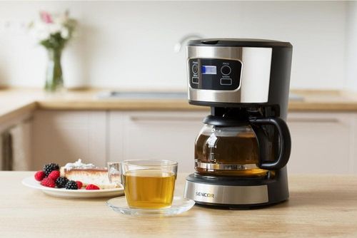 Ekspres przelewowy do kawy Sencor SCE3700BK moc 700W LCD pojemność 0.75L na Arena.pl