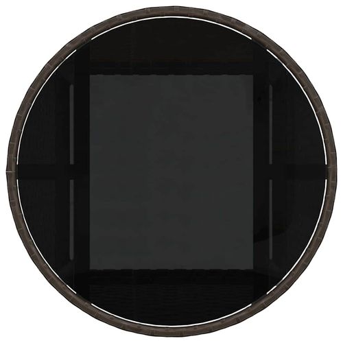 Zestaw do jadalni w ogrodzie 3 pcs Brązowy Polirattan na Arena.pl