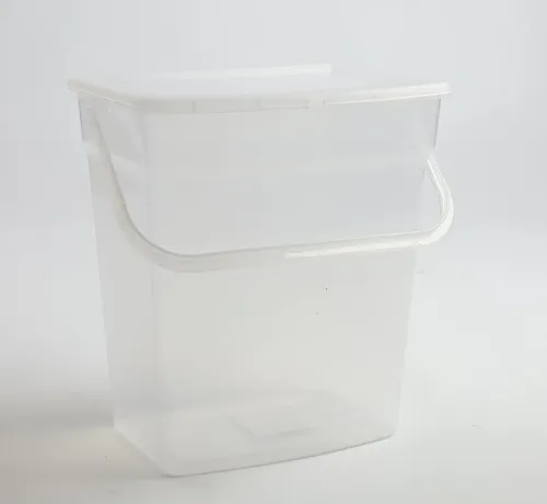 POJEMNIK NA PROSZEK 6L PRZEZROCZYSTY Z RĄCZKĄ DO PRANIA I PRZECHOWYWANIA na Arena.pl