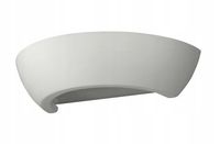 Kinkiet ścienny ceramiczny półokrągły biały ufo góra dół Sollux
