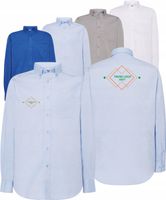 Koszula męska z długim rękawem TWÓJ HAFT LOGO GRAFIKA firmowa 5 sztuk