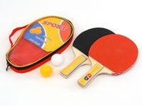 zestaw do ping ponga z 2 piłeczkami w pokrowcu 27x16x4cm