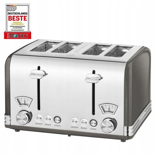 TOSTER NA 4 KROMKI PROFICOOK PC-TA ANTRACYT zdjęcie 16