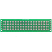 Płytka 2X8 prototypowa uniwersalna dwustronna zielona