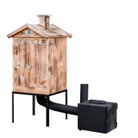 Wędzarnia ogrodowa drewniana | 1 x 70 | złożona | piec 20x20x25 | PRODUCENT