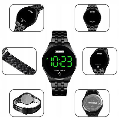 SKMEI Zegarek LED elektroniczny EKRAN DOTYKOWY na Arena.pl