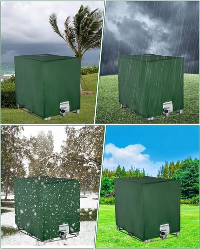 POKROWIEC OCHRONNY OSŁONA ZBIORNIKA NA WODĘ PYŁOSZCZELNA DLA MAUZER 1000L na Arena.pl