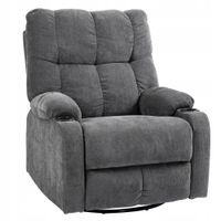 Fotel bujany Homcom szary