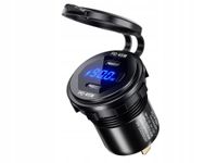 MOTOCYKLOWE GNIAZDO 2X USB Typ-C PD 90W WOLTOMIERZ