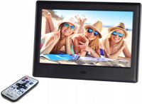 2 x Cyfrowa ramka do zdjęć 7'' 1024x600 czytnik SD USB 2.0 MP3 RMVB zegar a