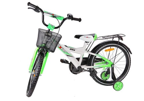 Rower 20 MEXLLER BMX biał/seled. + koszyk na Arena.pl